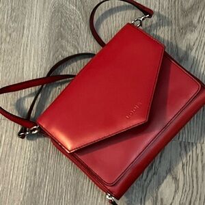 Lodis Bold Red Crossbody Bag
